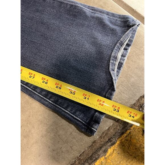 Mother Jeans Womens 28 Long Blue Flare Cruiser Dark Wash Partners Under Cover - Picture 13 of 16